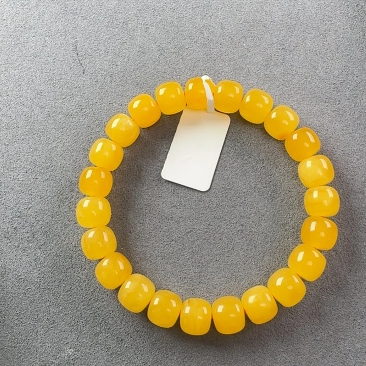 未镶嵌毛衣链蜜蜡