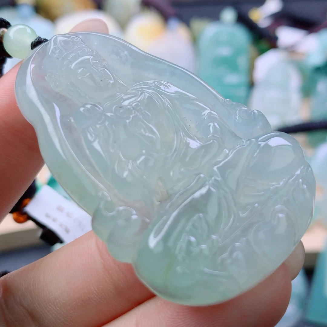 翡翠未镶嵌颈饰翡翠吊坠