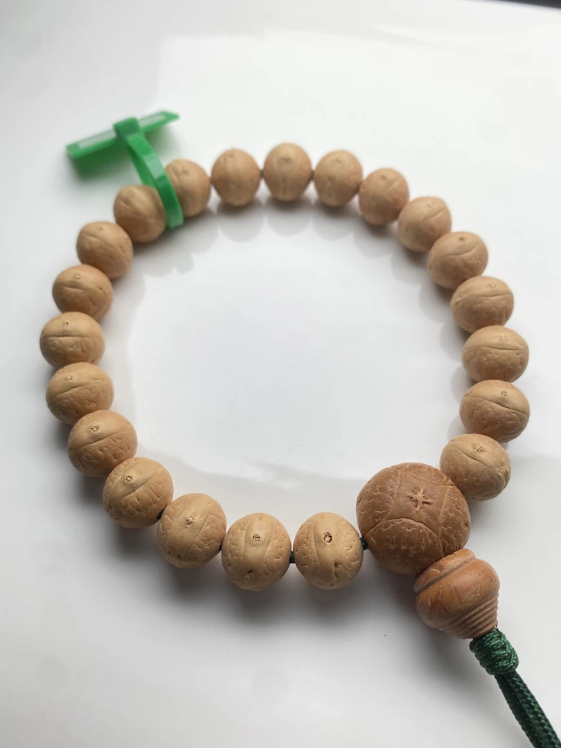 【H0060】实心球圆大眼铁籽 SSS级小凤眼 11.3-11.5mm 21籽手串