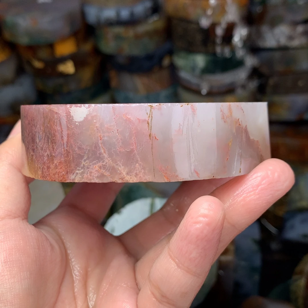 好***心定制玛瑙定制玛瑙手镯59圈口