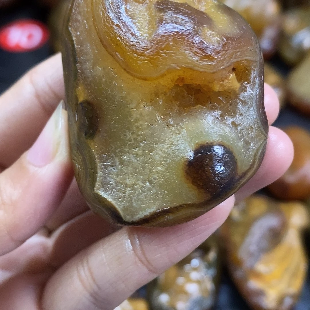 玛瑙/玉髓未镶嵌手把件