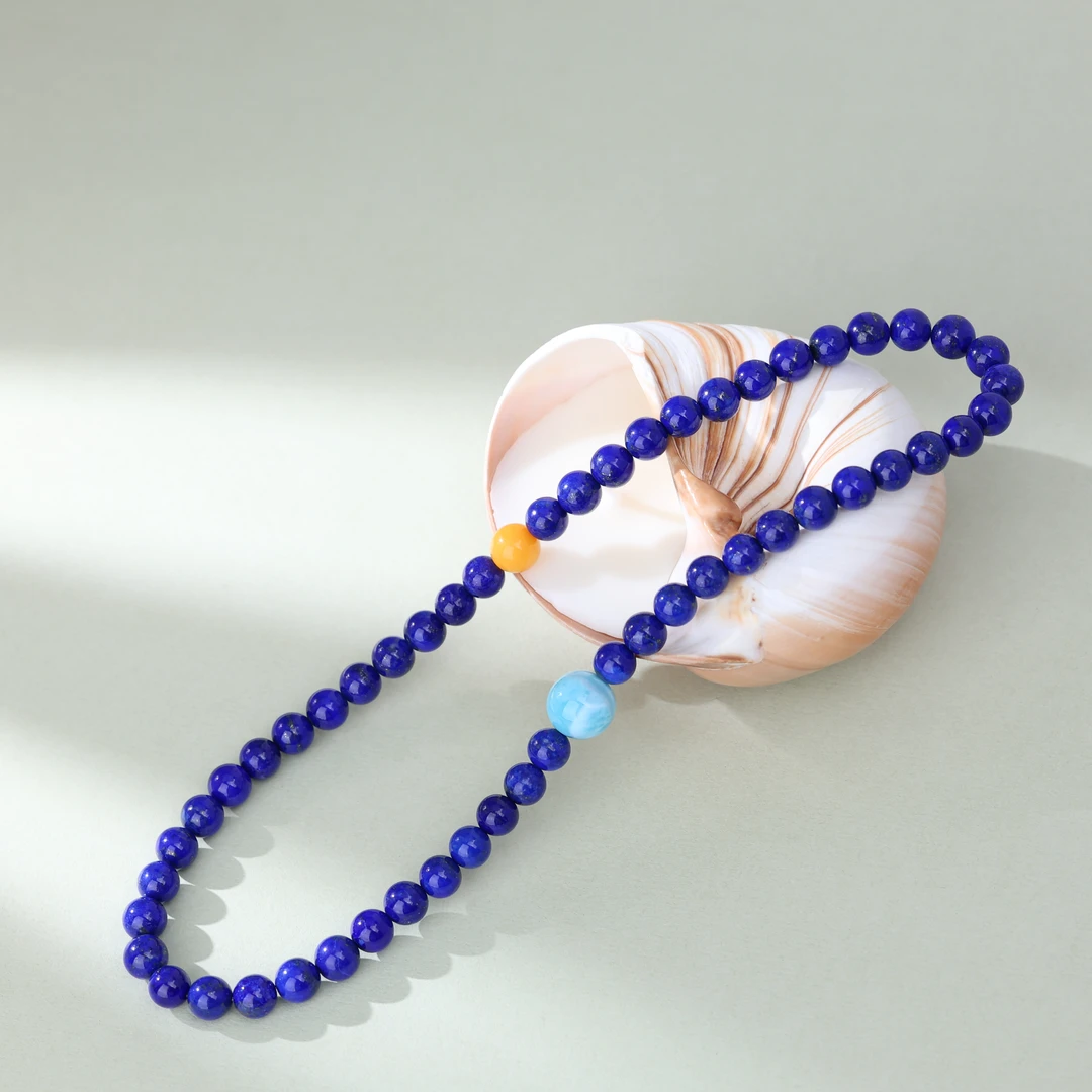 【央博玉】双圈青金石手链-YB93820177-多样性发一|BQJ3