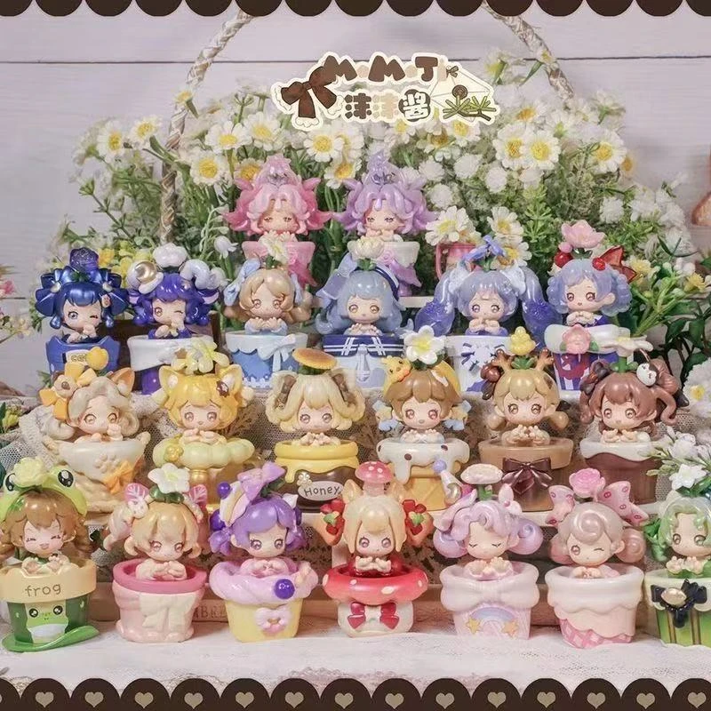 沫沫酱奇迹花园系列潮玩车摆件可爱女孩手办盲盒
