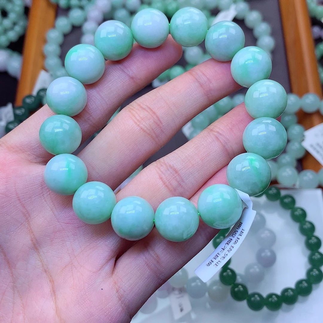 翡翠未镶嵌毛衣链