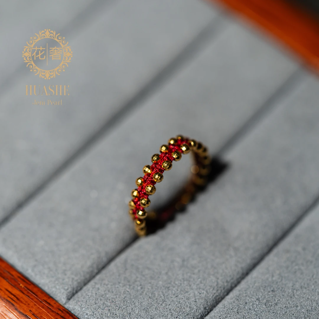 【富有】花奢珠宝 18K金戒指（多样性发货）