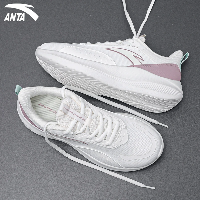 安踏跑步鞋女鞋2025冬季新款轻便休闲慢跑鞋网面正品跑鞋运动鞋子