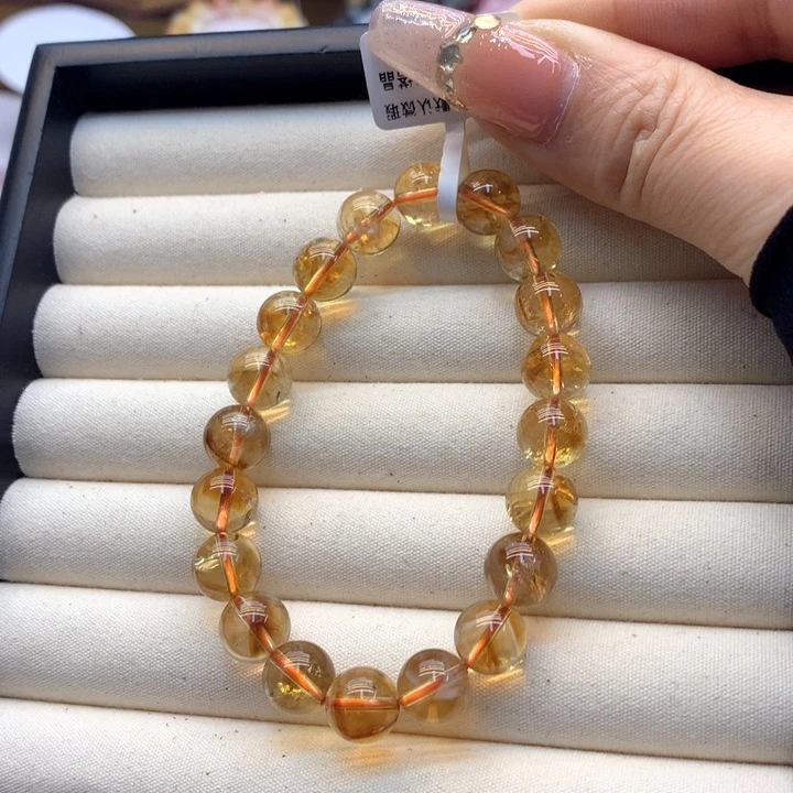水晶手链未镶嵌巴西黄塔10