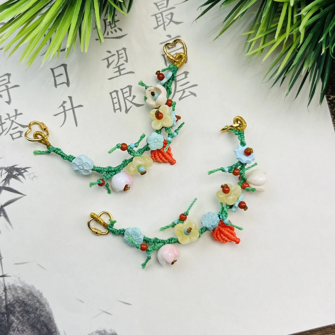 925银银制品 【桦雅】恋花-925银多宝伴链-多样性发一Y909-自发