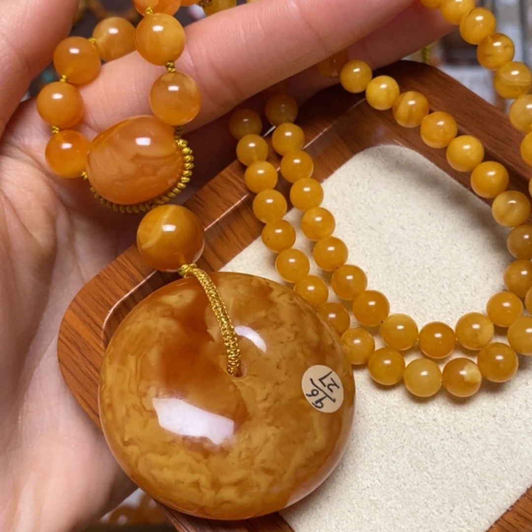 【闪购商品】蜜蜡颈饰未镶嵌项链