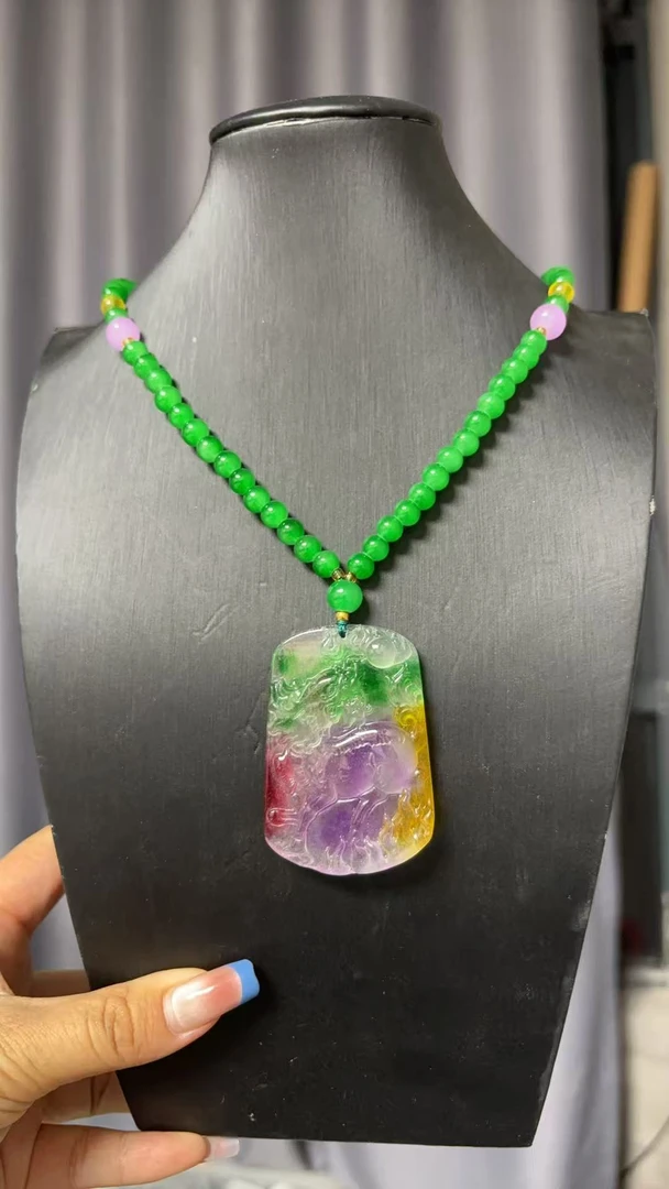 【收藏级轻奢时尚设计】山水吊坠A76