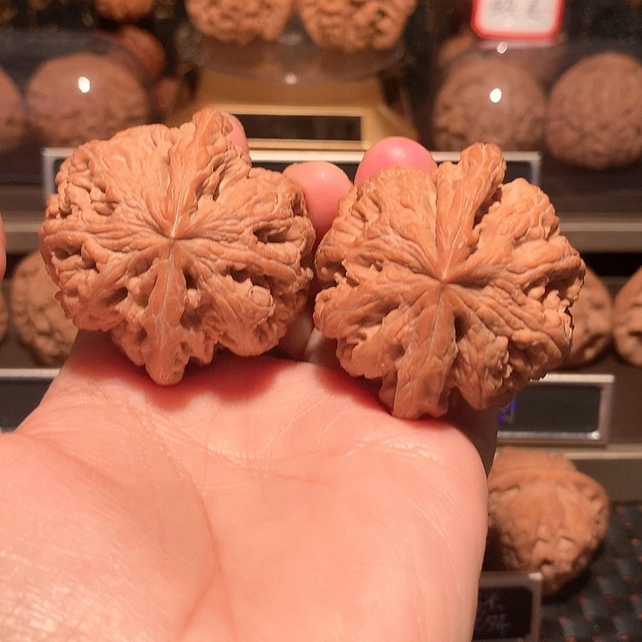 文玩核桃把件粗筋46尺