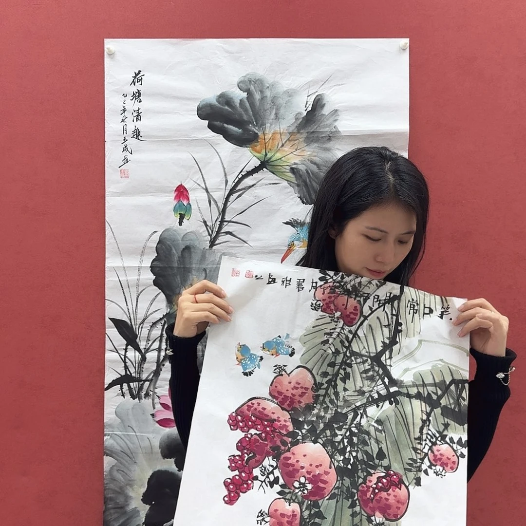 国画国画纯手绘作品欣赏