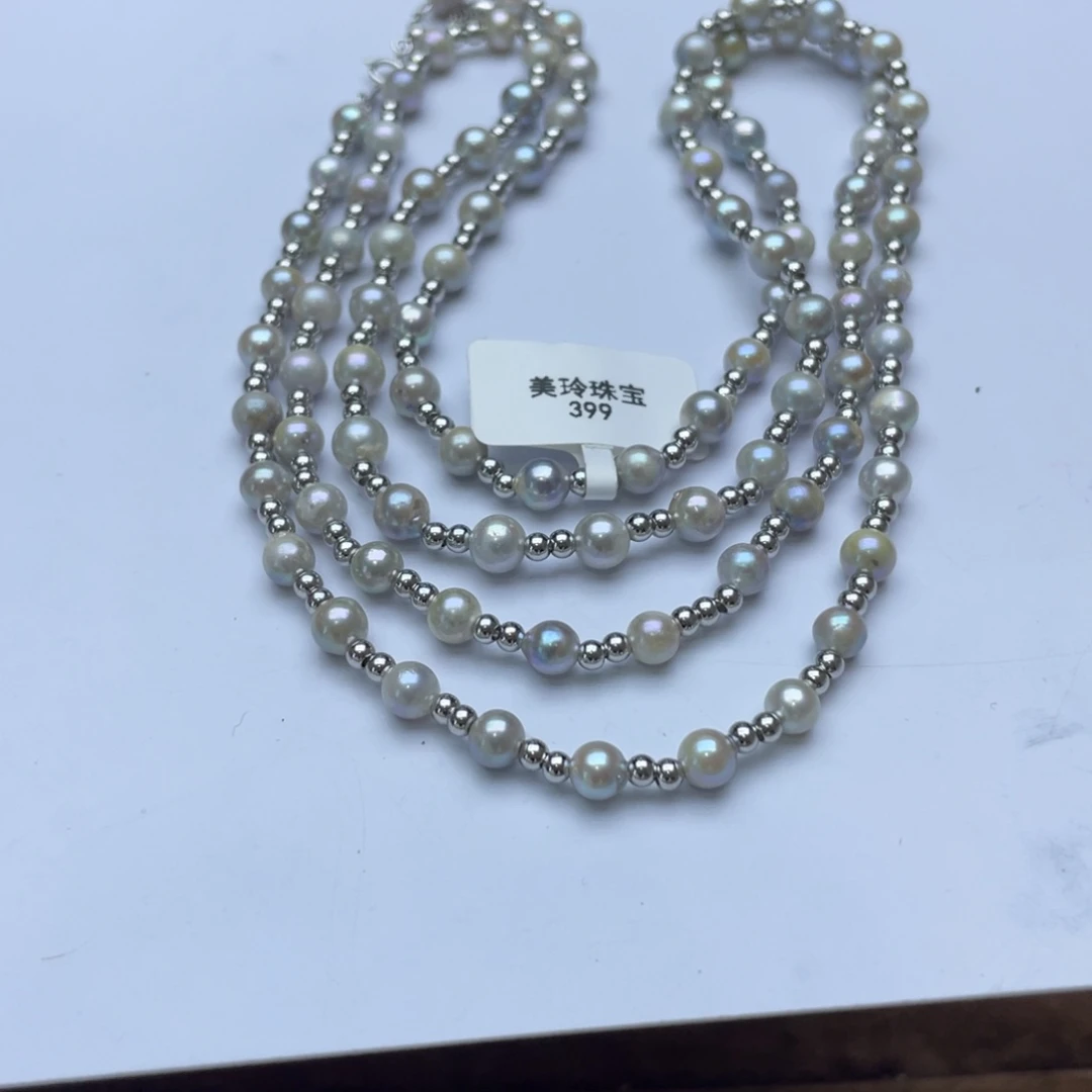 海水珍珠未镶嵌颈饰毛衣链