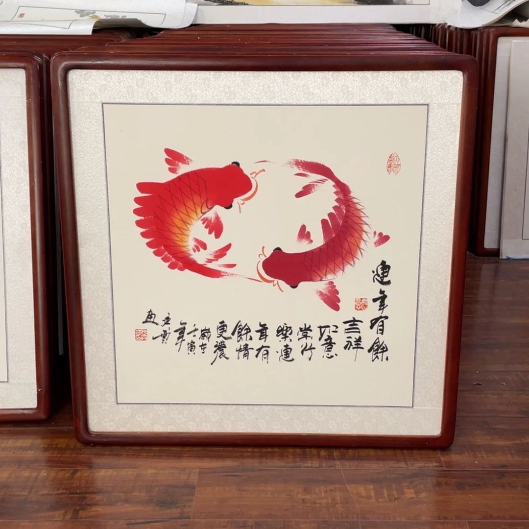 国画带框尺寸63*63厘米