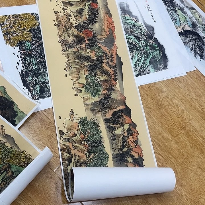 行***姜奇老师山水作品