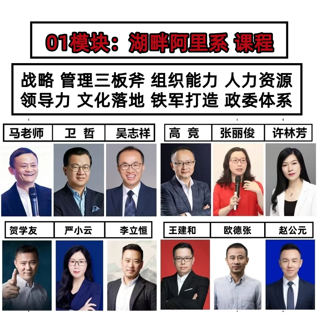阿里管理三板斧 企业文化人才培养组织能力 2024职场进阶课程全集