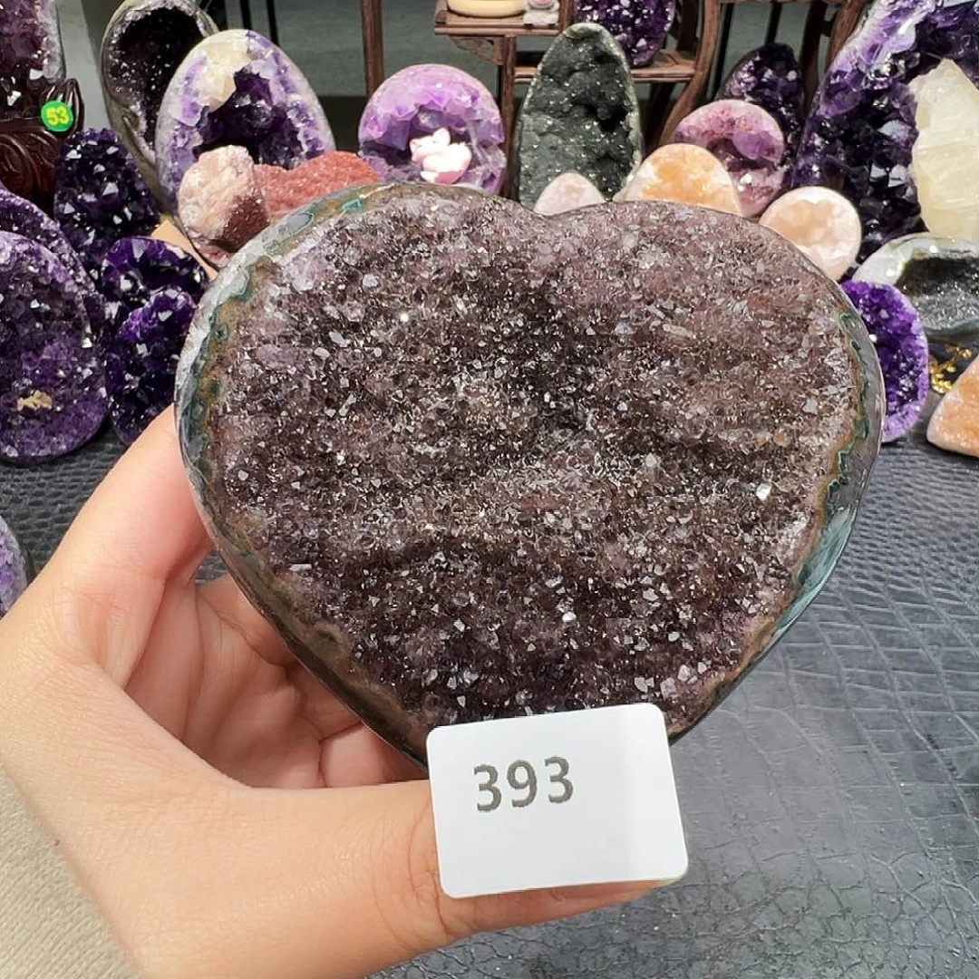珠宝半成品未镶嵌紫晶