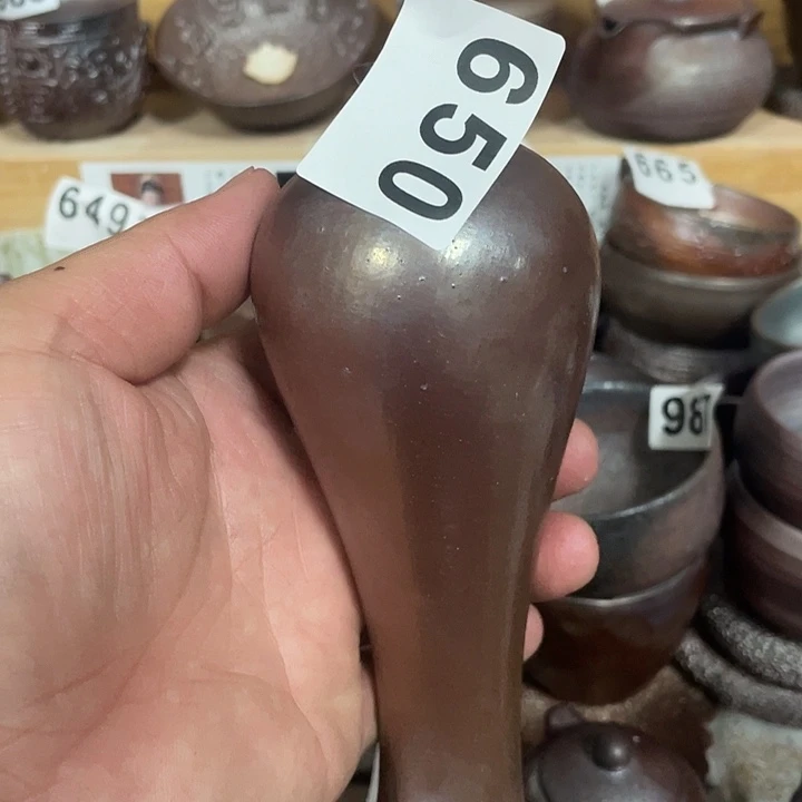 茶杯紫泥柴烧纯手工650