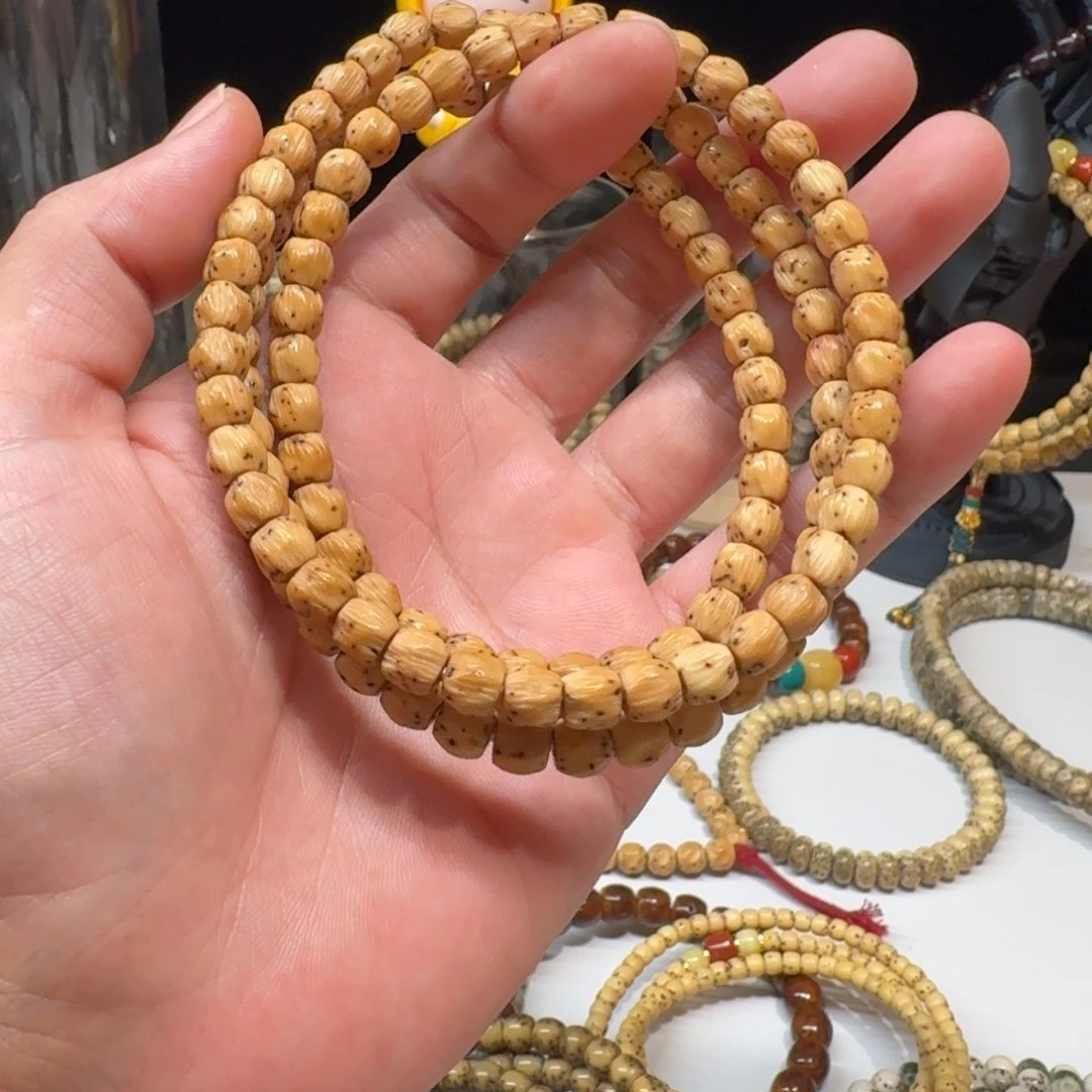 万***戈星月菩提手串0脱脂百香108