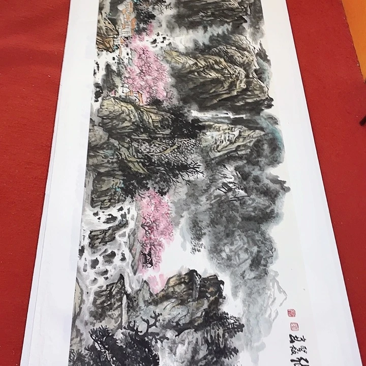 国画张圣敏先生纯手绘作品