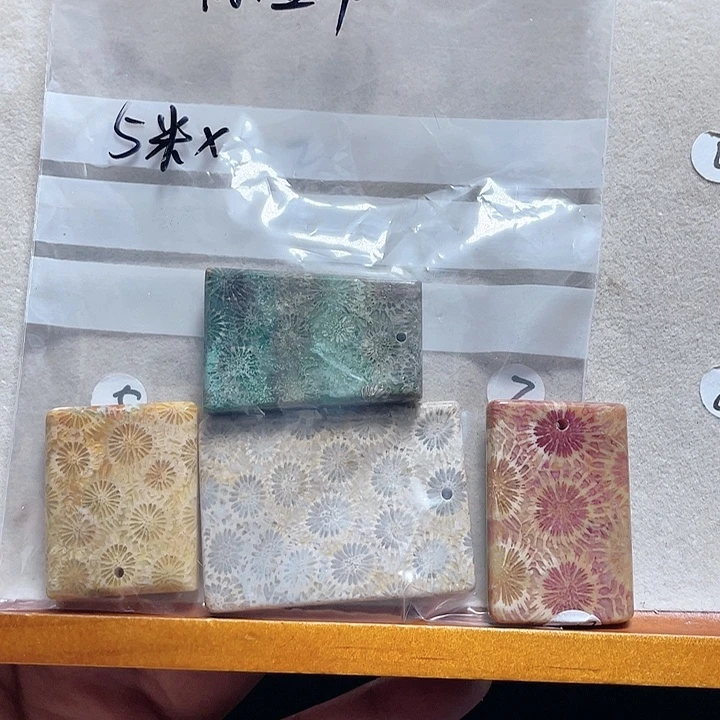 *****颈饰合金硅化珊瑚