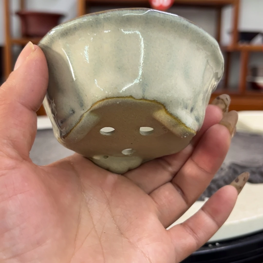 紫砂花盆瑕疵4.5-9.5。。。。