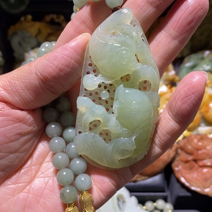 岫玉岫玉吊坠未镶嵌