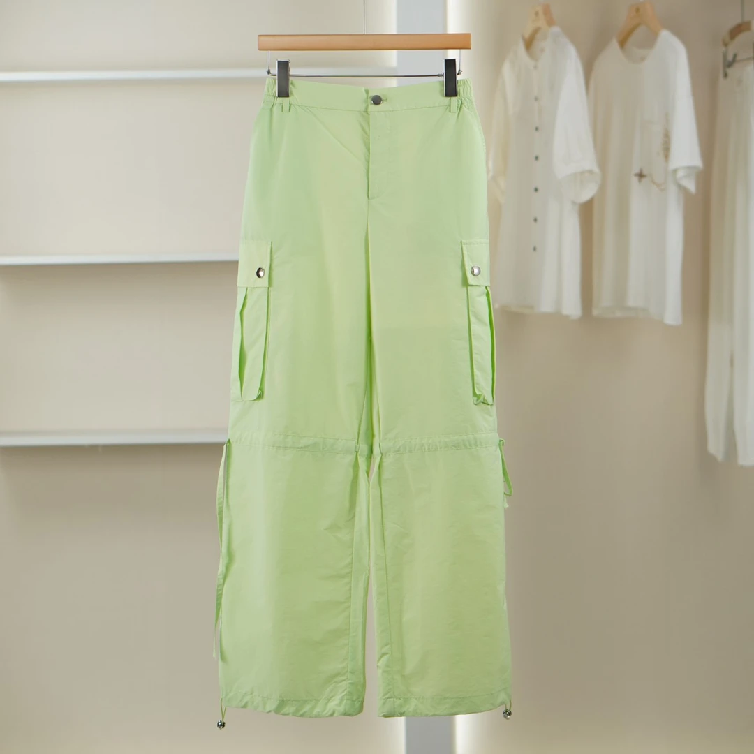 麦迪尚品【文M】51216271 轻薄宽松抽绳工装裤春夏女装专柜撤柜