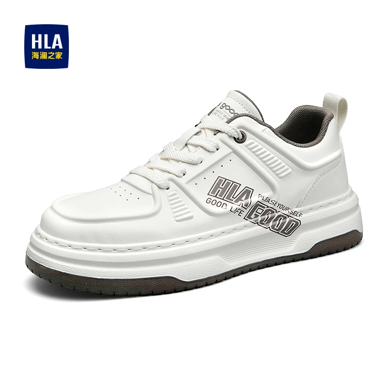 HLA/海澜之家男鞋2025春夏新款舒适低帮休闲鞋潮流百搭休闲板鞋男