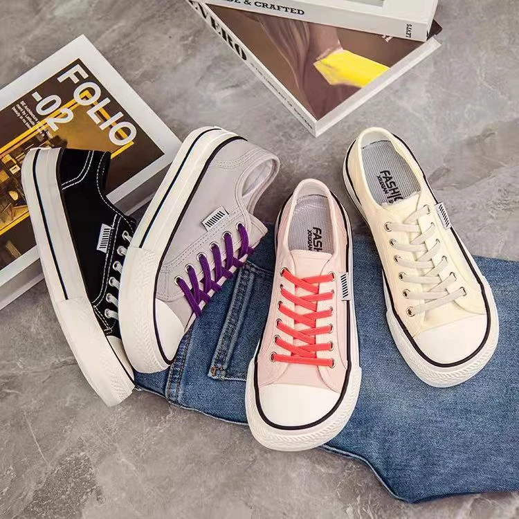 秋季芒果头帆布鞋2025新款爆款休闲鞋子女款潮牌百搭厚底板鞋球鞋