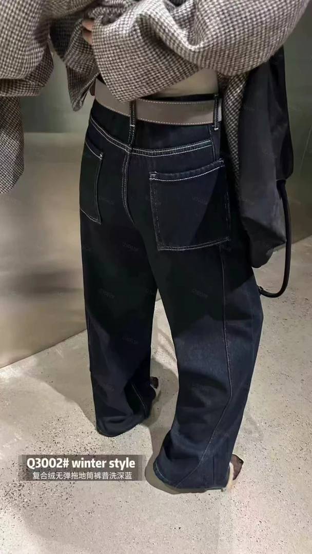 【竹三店】5059时尚加绒牛仔裤