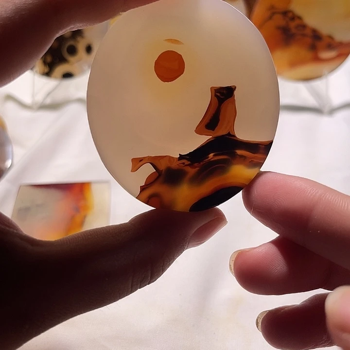 玛瑙/玉髓合金颈饰