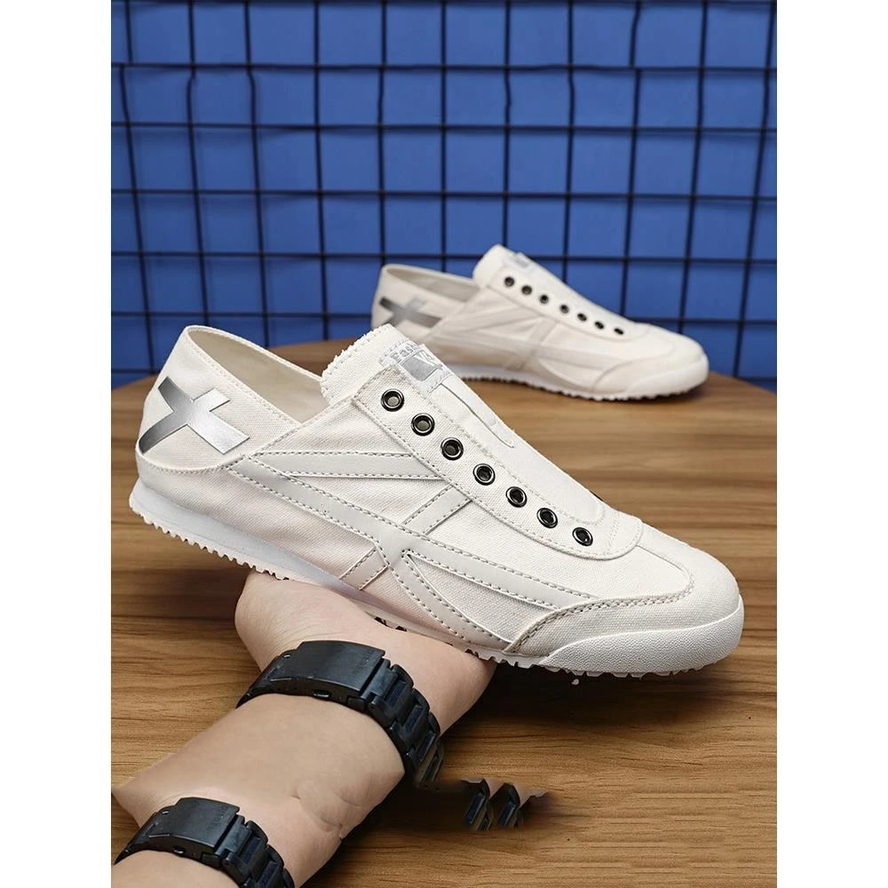 【香港DcSU&Shoes官方正品】潮牌简约帆布阿甘鞋男士夏季新款潮流舒