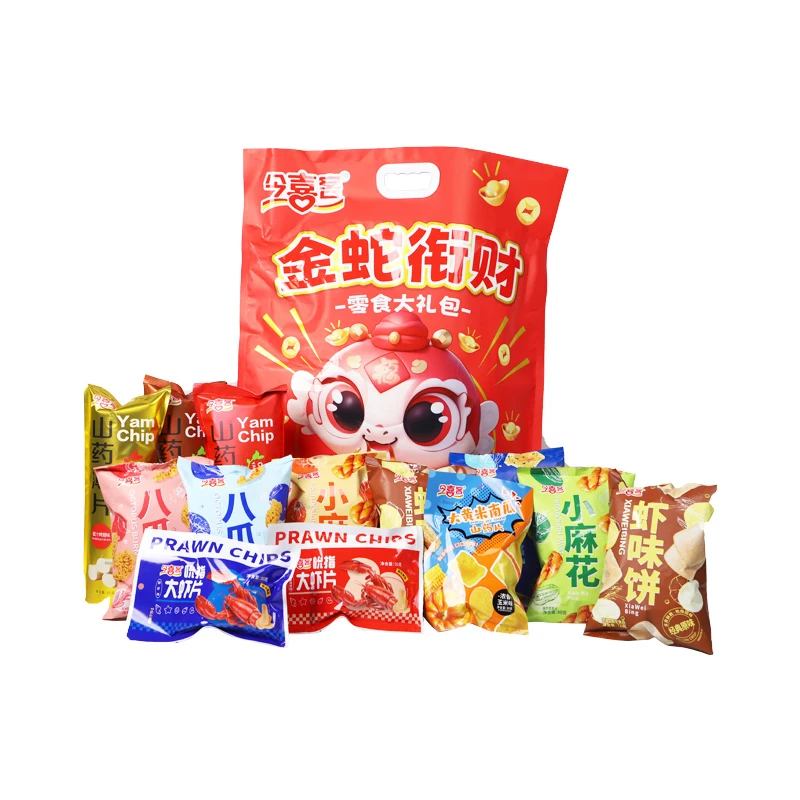 今喜客金蛇衔财大礼包（膨化食品） 896g/包