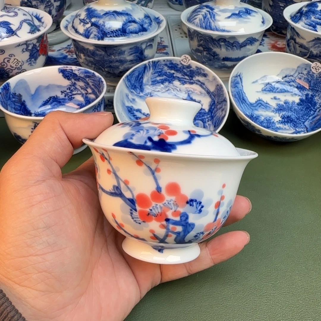 陶纯手工纯手绘茶具266