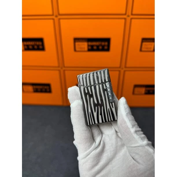 经典斜纹火朗声打火机创意清脆悦耳立体深雕工艺优质男士打火机A