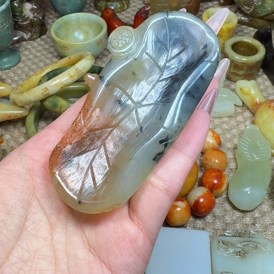 白玉菩提吊坠挂件