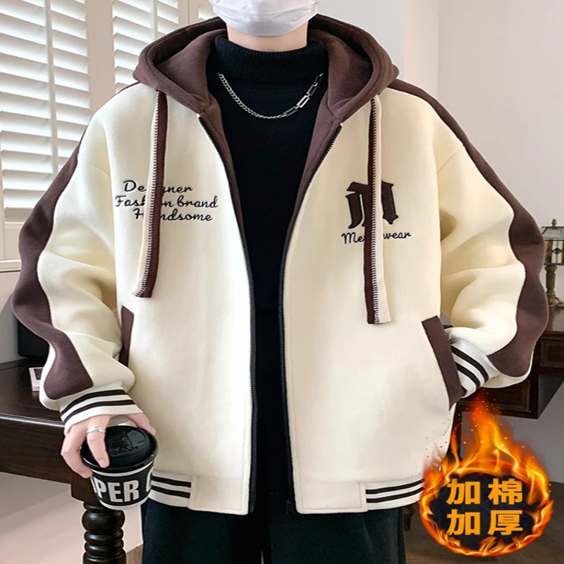 仓石一树初高中学生外套加厚棉衣青少年帅气秋冬装大童棒球服夹克