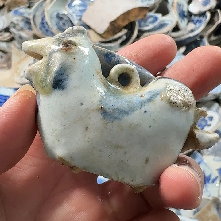 游***鹤瓷片瓷片标本，顺丰包邮