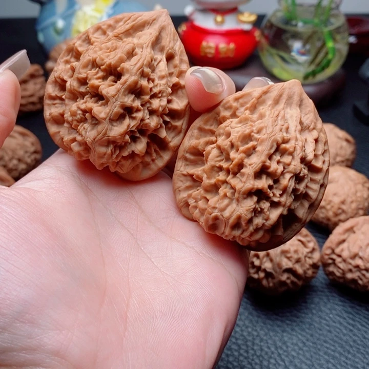 Y***j文玩核桃把件官帽47