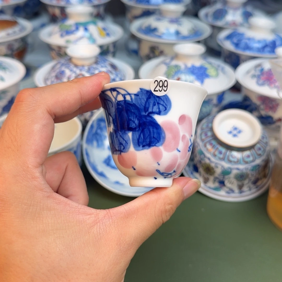 彦祖纯手工手绘茶具299