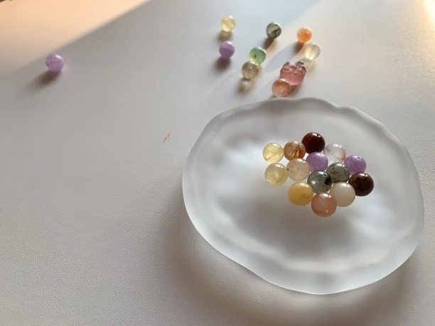 【回家自己拆】到手7包，有针线+配件(水晶玉石）