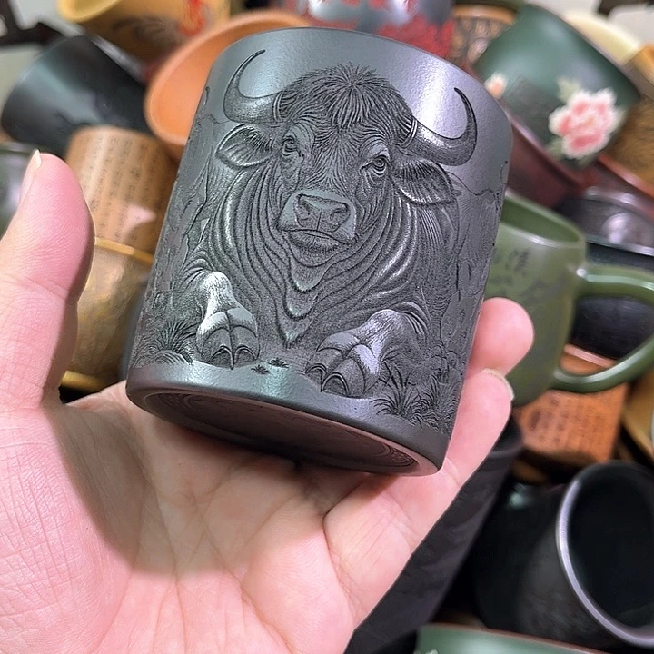 茶杯紫砂全手工紫砂主人杯