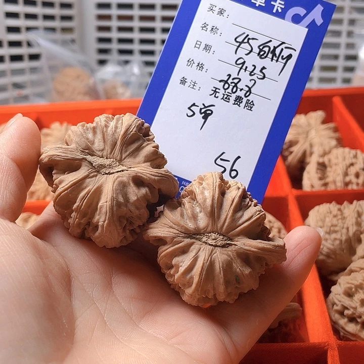 把件文玩核桃文玩56白狮子45