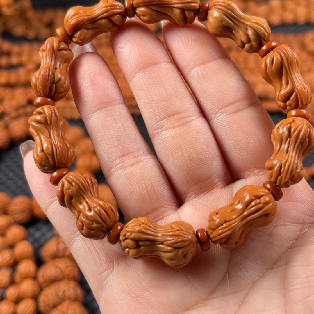 桃核手串Y12链接手串