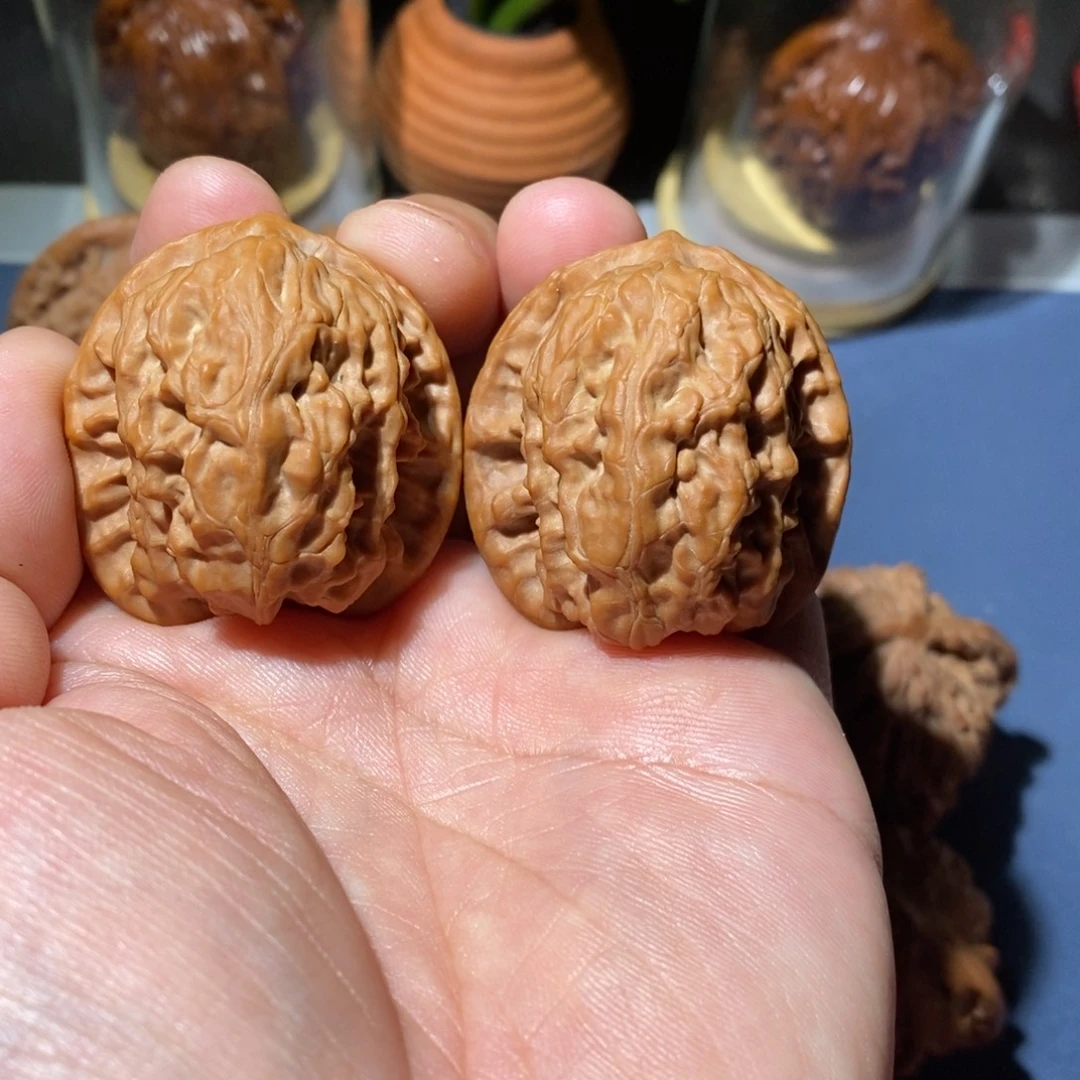 德***家吊坠文玩核桃野狼36