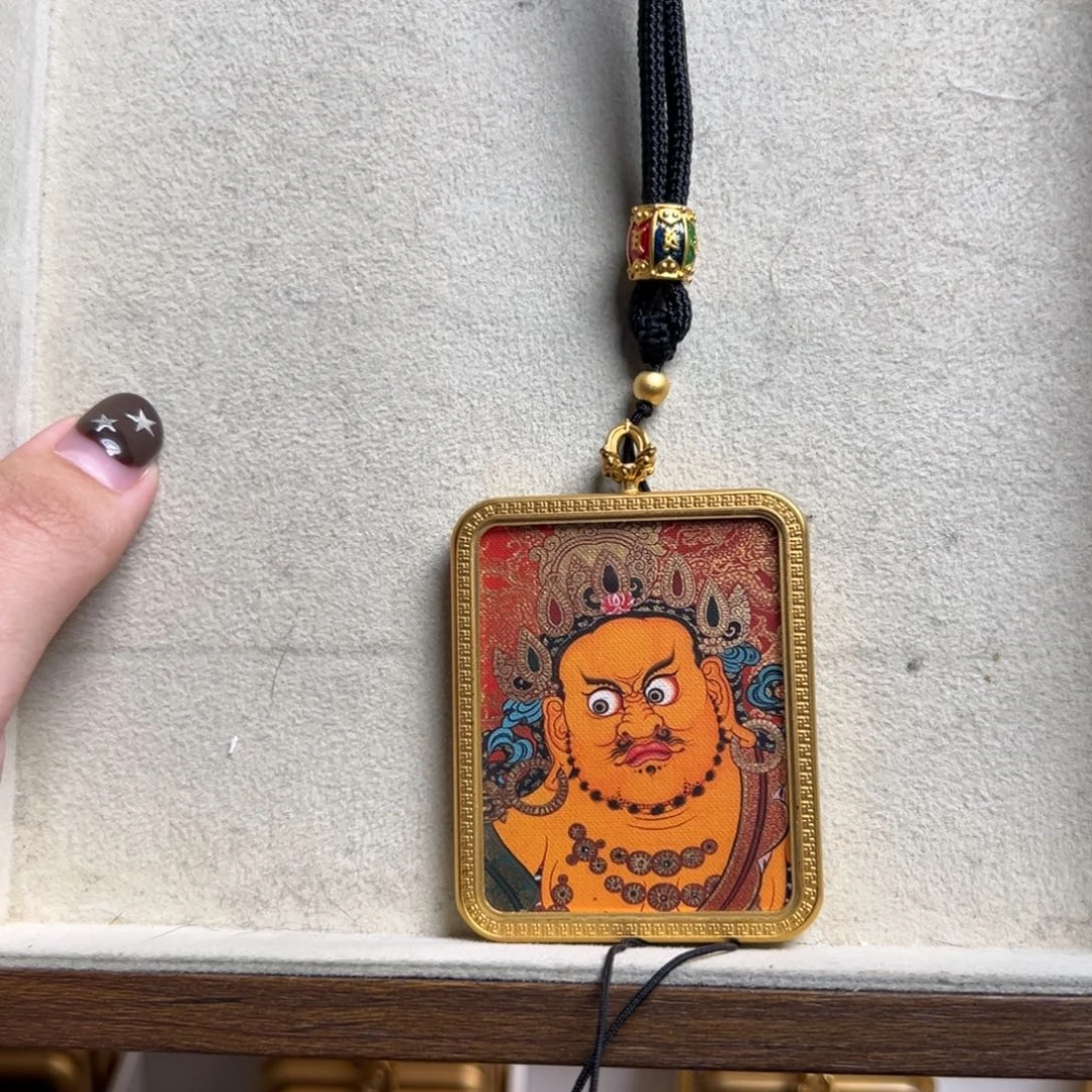 羅***堂吊坠单面定制黄老爷