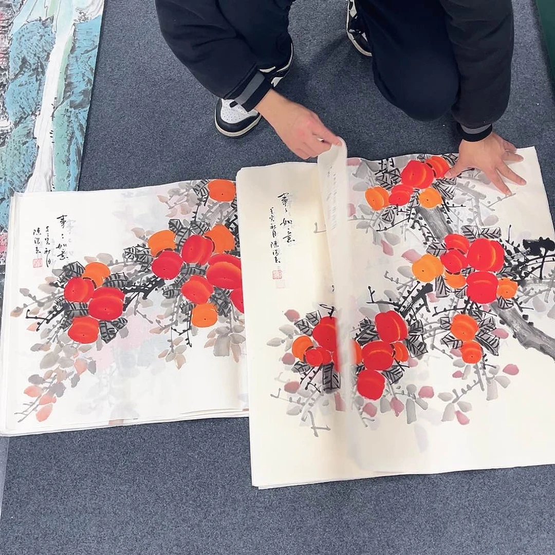 国画国画纯手工作品