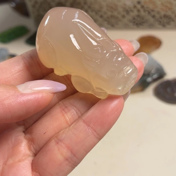 玛瑙/玉髓未镶嵌吊坠(不含链)