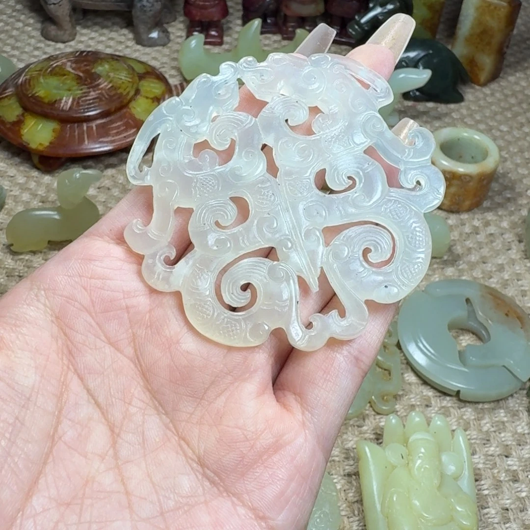 吊坠白玉菩提挂件